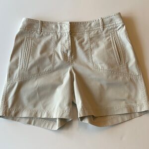 LOFT 100% Cotton Women's Tan Shorts
